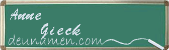 Anne Gieck Visitenkarte